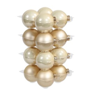 SFERE DI VETRO C/GANCIO