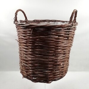 CESTO GREZZO STRUTTURA FERRO C/MANICI