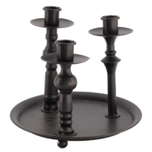 PORTA CANDELA METALLO