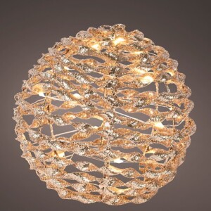 SFERA CON LUCI LED CALDE