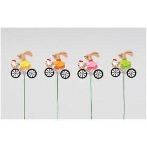 CONIGLIO LEGNO IN BICI C/PICK