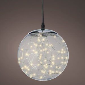 SFERA CON LUCI LED CALDE