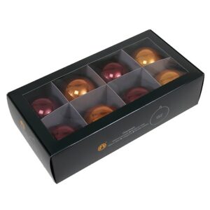 SFERE DI VETRO C/GANCIO