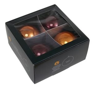 SFERE DI VETRO C/GANCIO