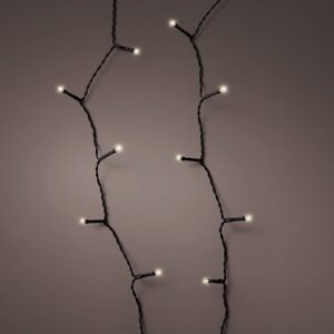 CATENA 240LED BATTERIA BIANCO CALDO 8 FUNZIONI