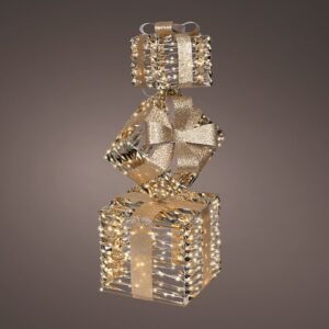 PACCO REGALO LUCI LED BIANCO CALDO