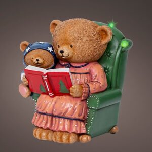 MAMMA ORSA SU POLTRONA CON LUCI LED