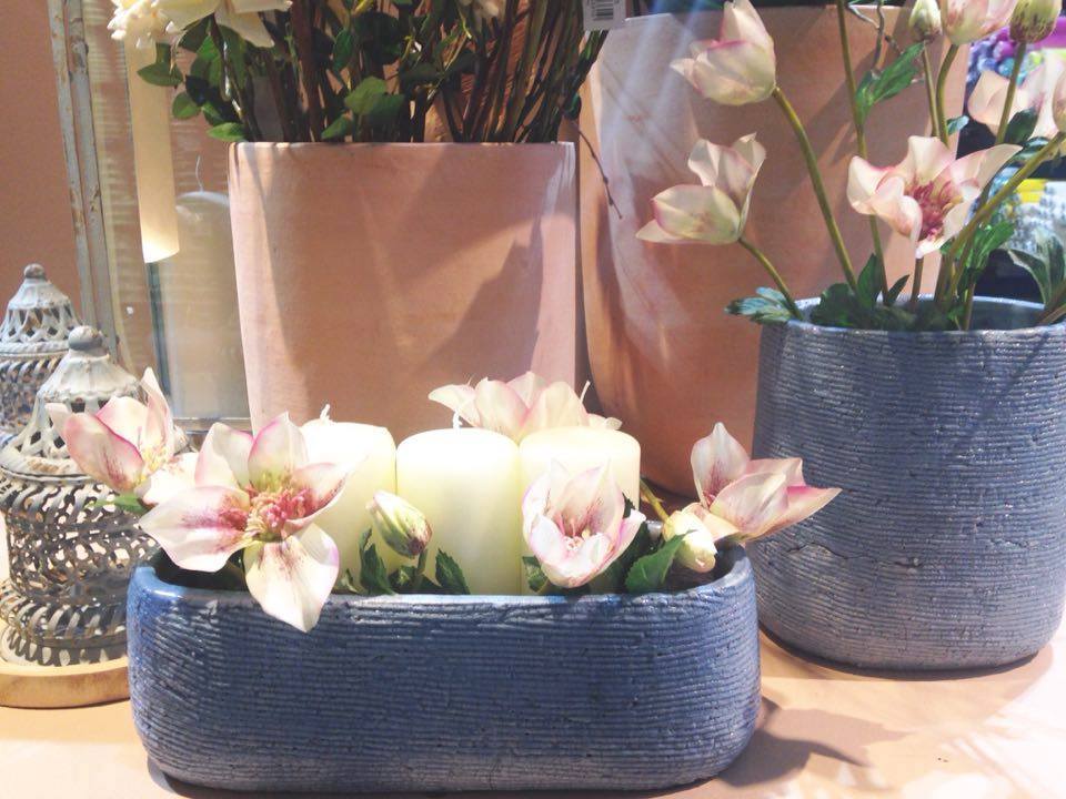 Accessori per fioristi come utilizzare i vasi Rose Quartz e Blue Serenity